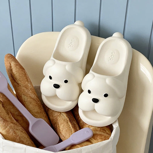 Summer Slightly Low Arch Cute Cartoon Droopy-ear Dog Slides