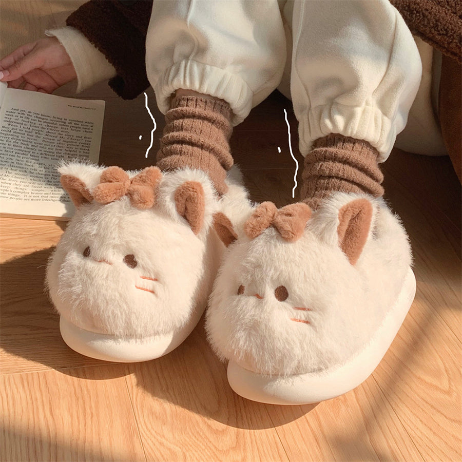 Autumn/Winter Cute Cat Slippers For Women