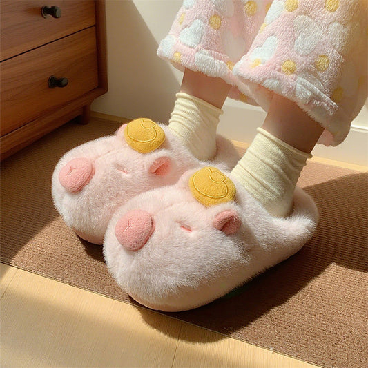 Autumn/Winter Cute Capybara Slippers