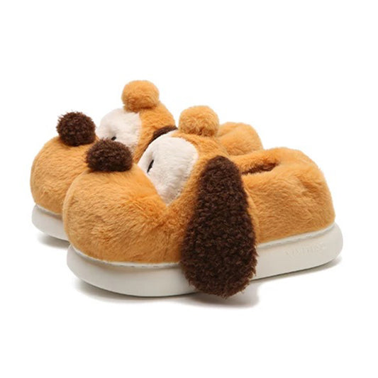 Autumn/Winter Cute Cartoon Dog Slippers
