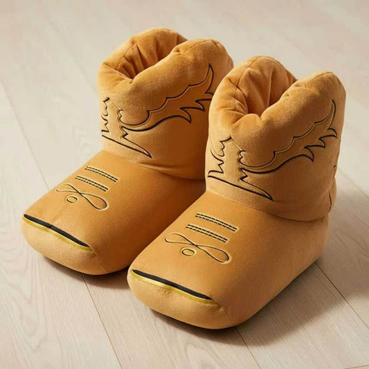 Autumn/Winter Western Cowboy Boot Slippers
