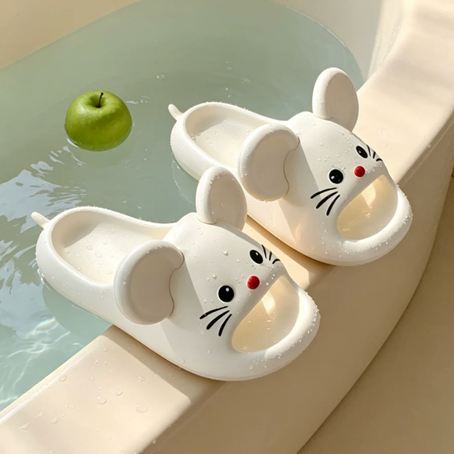Summer Slightly Low Arch Cute Cartoon Mouse Slides