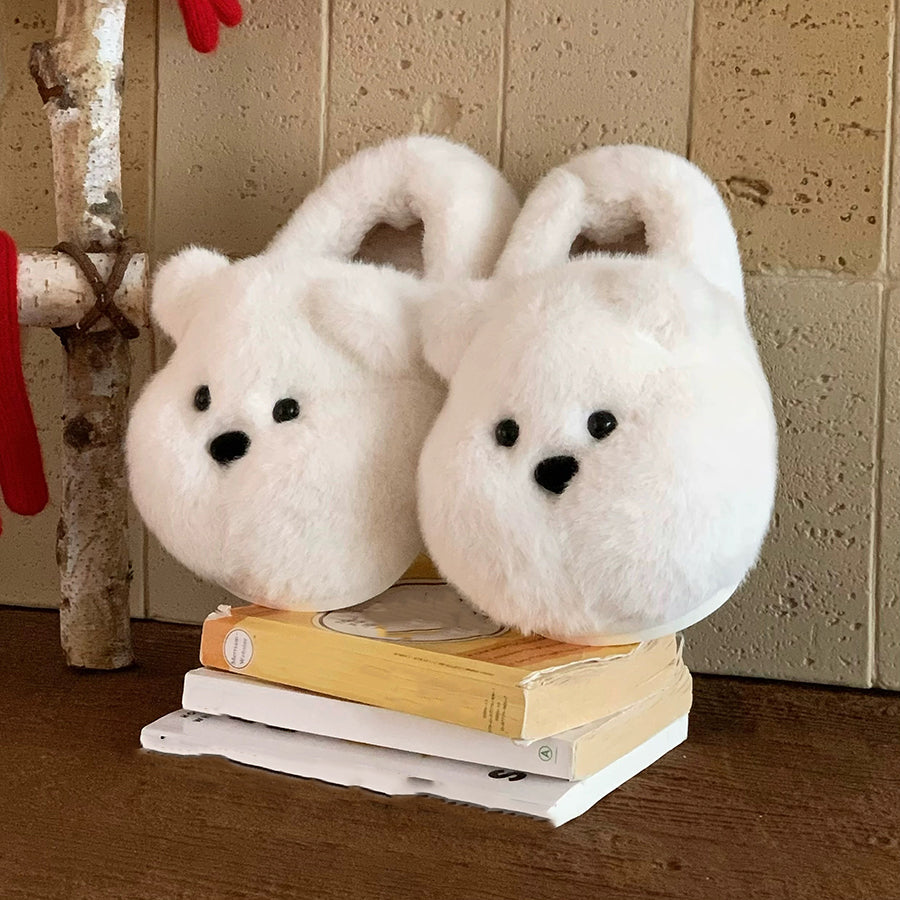 Autumn/Winter Cute Cartoon Chubby Bear Slippers