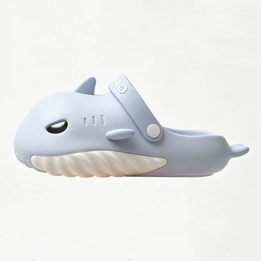 Summer Slightly Low Arch Cute Cartoon Shark Clogs