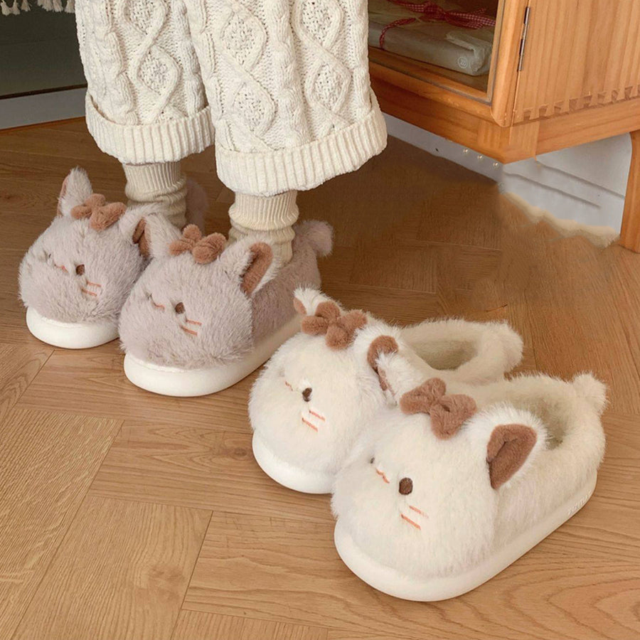 Autumn/Winter Cute Cat Slippers For Women