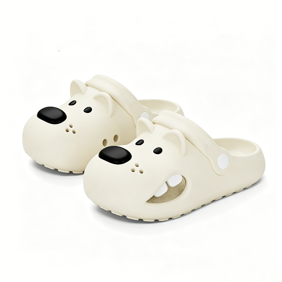 Summer Cute Cartoon West Highland White Terrier Dog Clogs
