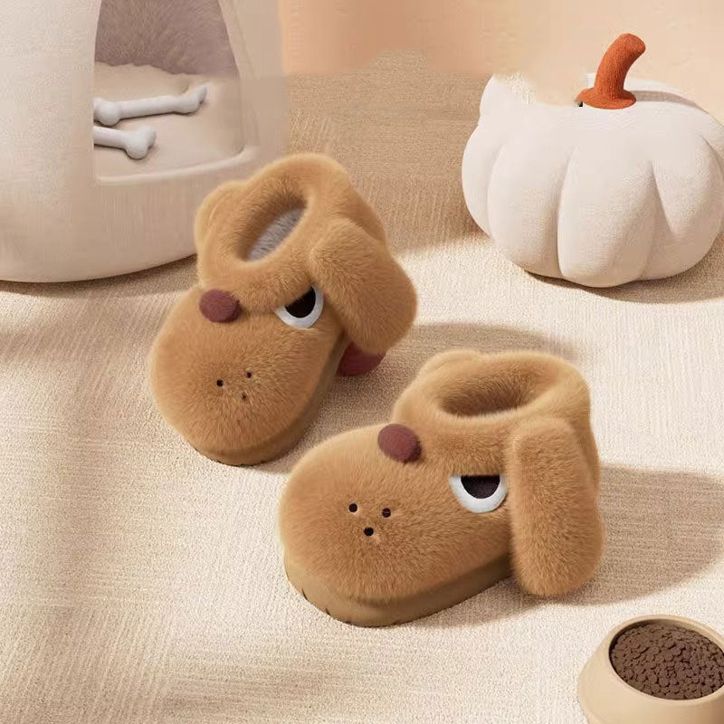 Autumn/Winter Cute Cartoon Maltese Dog Slippers Boots