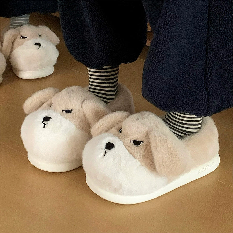 Autumn/Winter Cute Dog Slippers