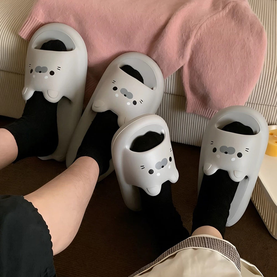 Summer Cute Cartoon Seal Slides