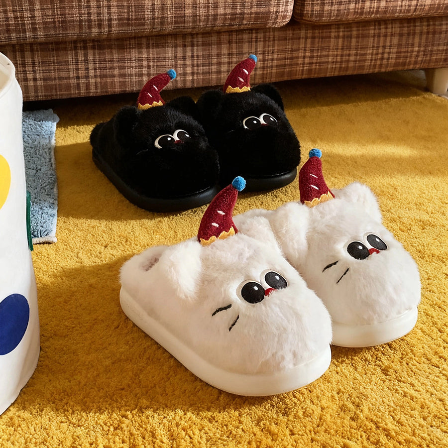 Autumn/Winter Cute Cartoon Cat Slippers