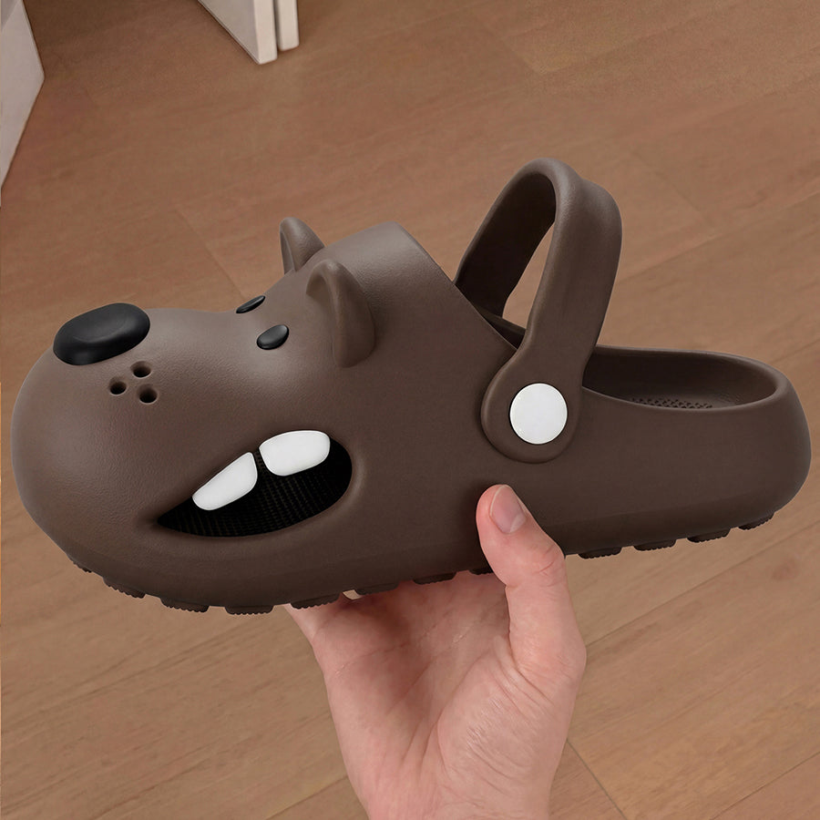 Summer Cute Cartoon West Highland White Terrier Dog Clogs