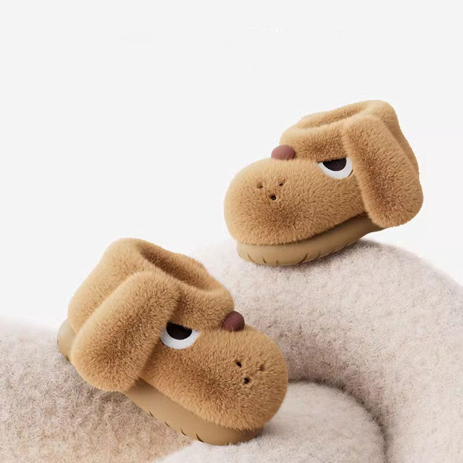 Autumn/Winter Cute Cartoon Maltese Dog Slippers Boots