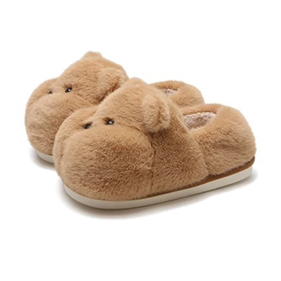 Autumn/Winter Cute Cartoon Chubby Bear Slippers