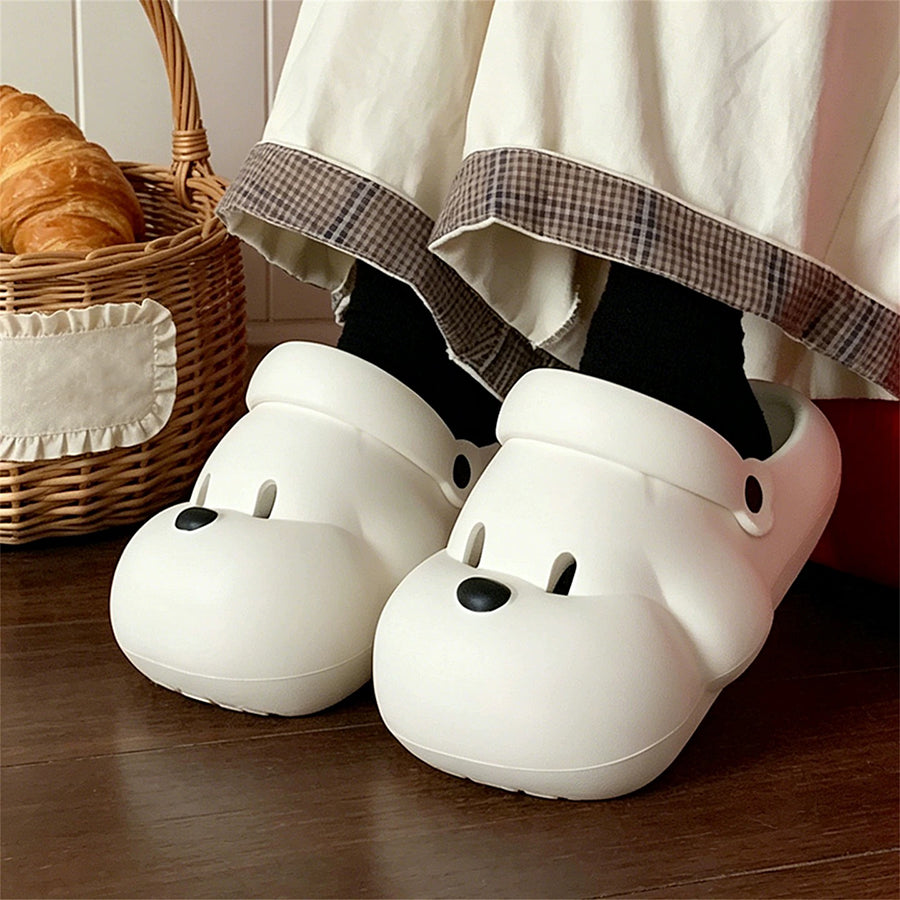 Summer Slightly Low Arch Cute Cartoon Dog Clogs