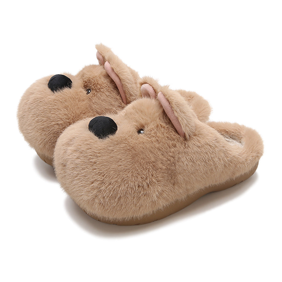 Autumn/Winter Cute West Highland White Terrier Dog Slippers For Women