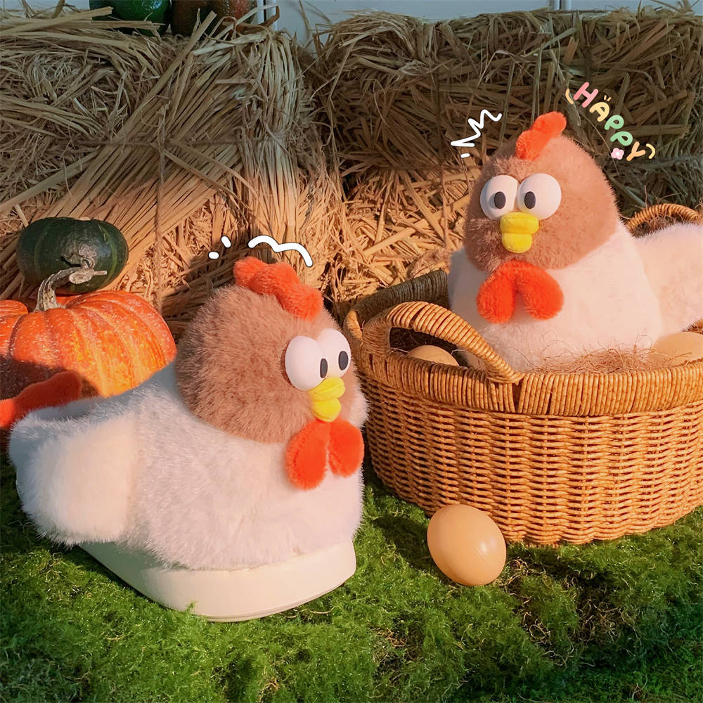 Autumn/Winter Cute Cartoon Chicken Slippers
