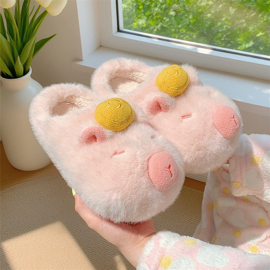 Autumn/Winter Cute Capybara Slippers