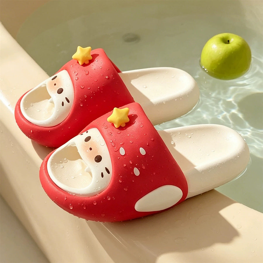 Summer Slightly Low Arch Cute Cartoon 3D Star Cat Slides