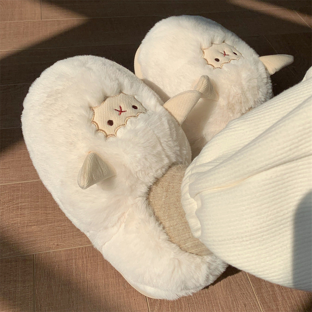 Autumn/Winter Cute Sheep Slippers For Women