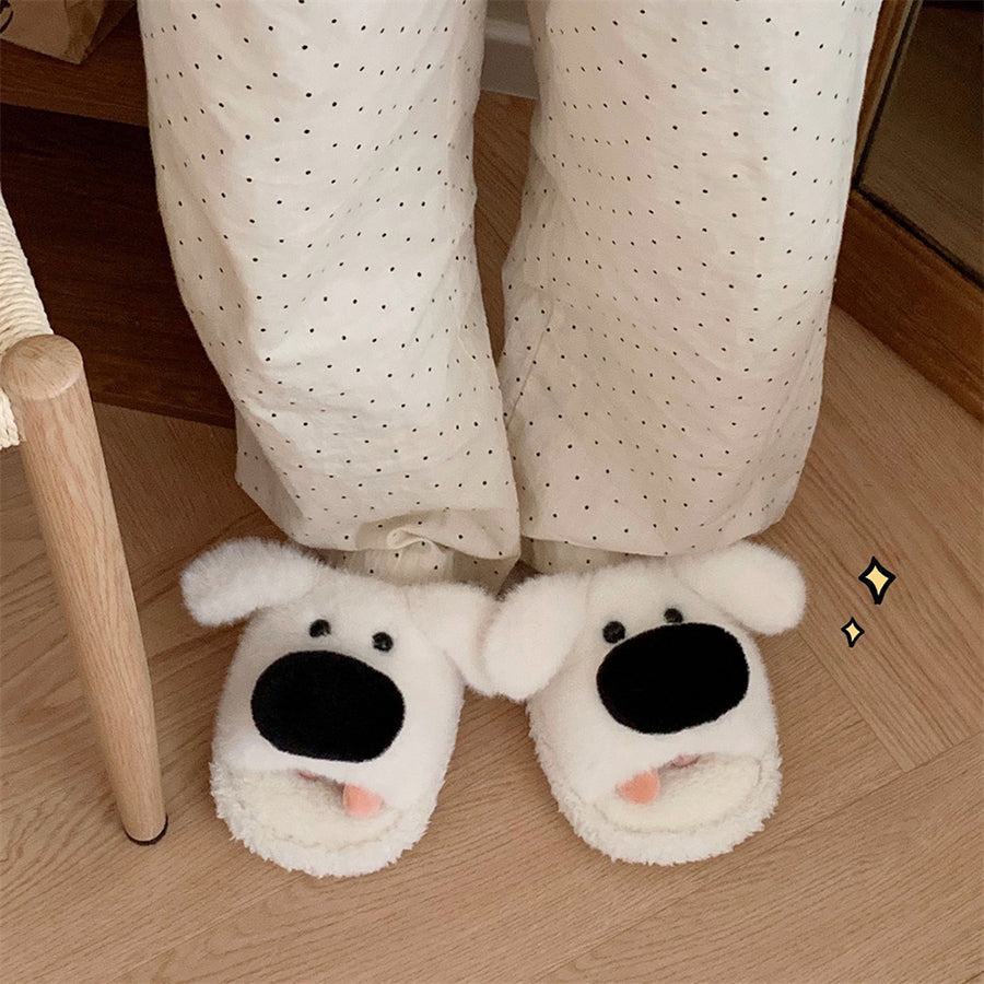 Autumn/Winter Cute Dog Slippers For Women