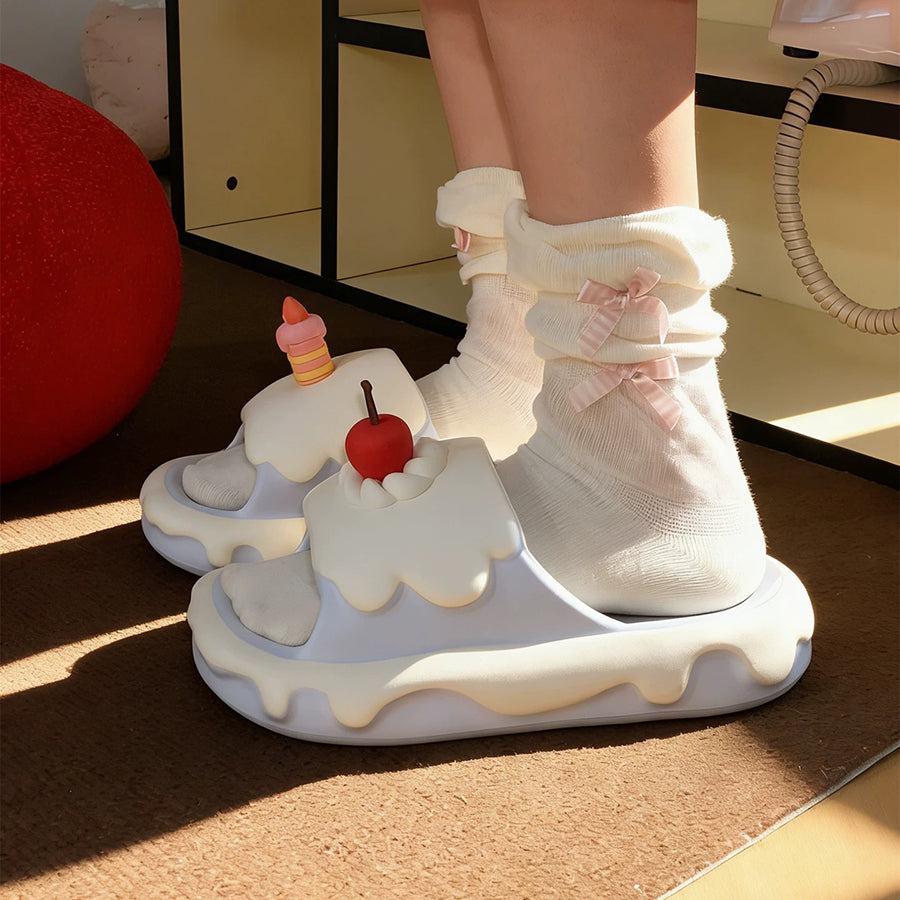Summer Cute Cartoon Birthday Cake Slides