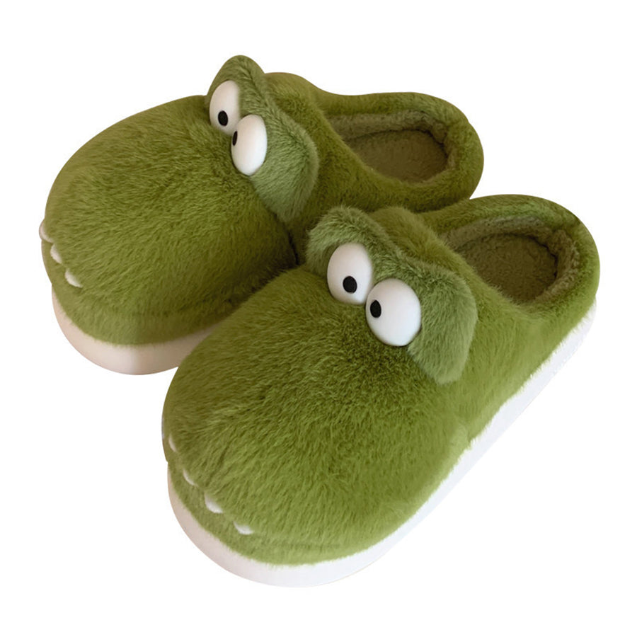 Autumn/Winter Cute Crocodile Slippers For Women