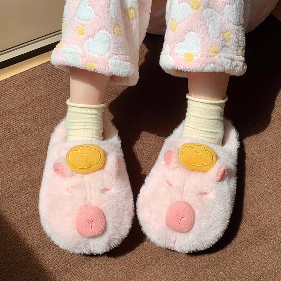 Autumn/Winter Cute Capybara Slippers