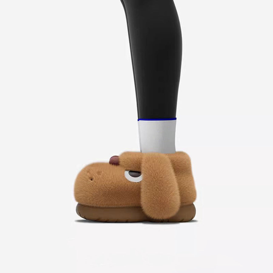 Autumn/Winter Cute Cartoon Maltese Dog Slippers Boots