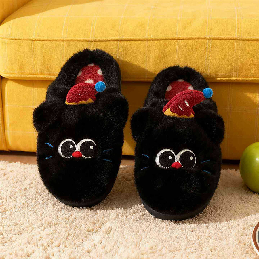 Autumn/Winter Cute Cartoon Cat Slippers