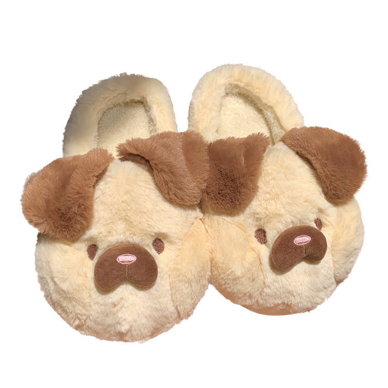 Autumn/Winter Cute Cartoon Dog Slippers