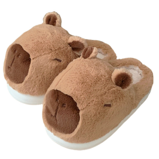 Autumn/Winter Cute Cartoon Capybara Slippers