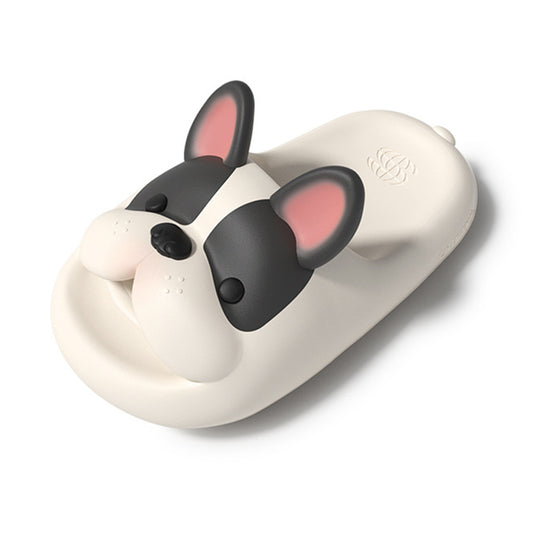 Summer Cute Cartoon Frenchie Slides Dog Slippers