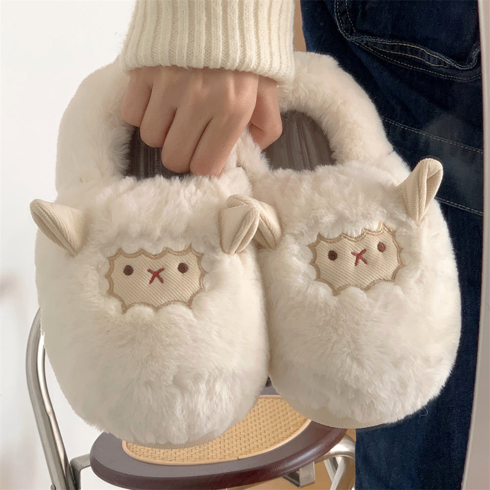 Autumn/Winter Cute Sheep Slippers For Women