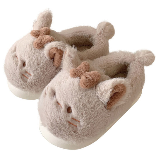 Autumn/Winter Cute Cat Slippers For Women