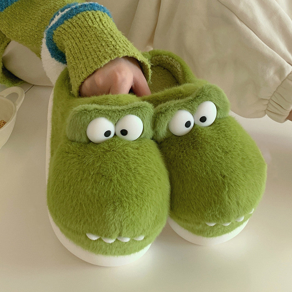Autumn/Winter Cute Crocodile Slippers For Women