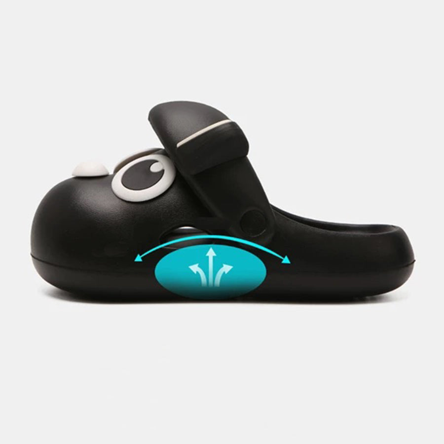 Summer Slightly Low Arch Cute Cartoon Angry Little Dog Clogs