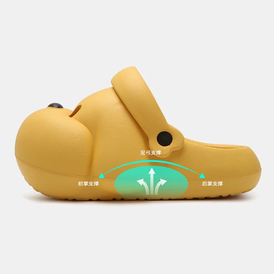 Summer Slightly Low Arch Cute Cartoon Dog Clogs