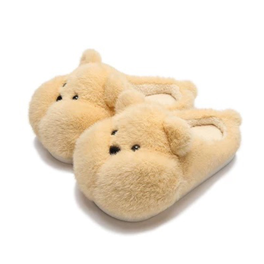 Autumn/Winter Cute Cartoon Chubby Bear Slippers