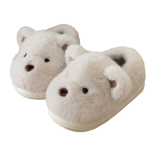 Autumn/Winter Cute Cartoon Bear Slippers