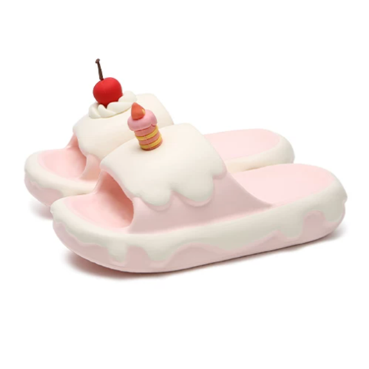 Summer Cute Cartoon Birthday Cake Slides