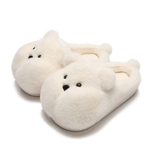 Autumn/Winter Cute Cartoon Chubby Bear Slippers