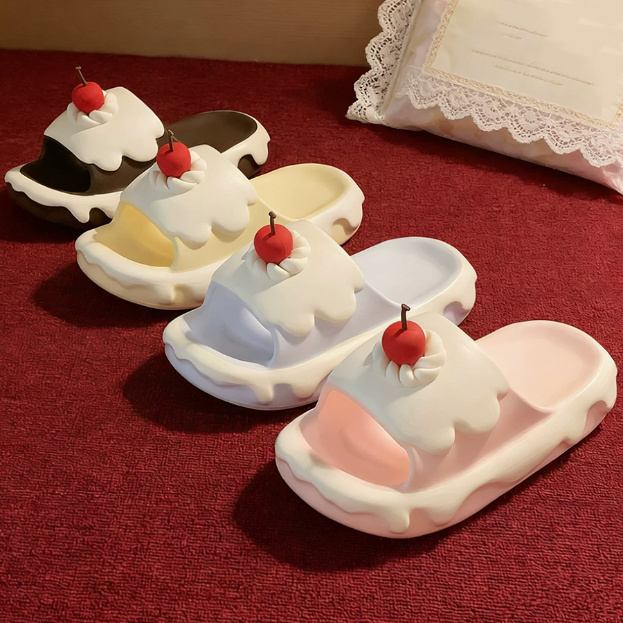 Summer Cute Cartoon Birthday Cake Slides